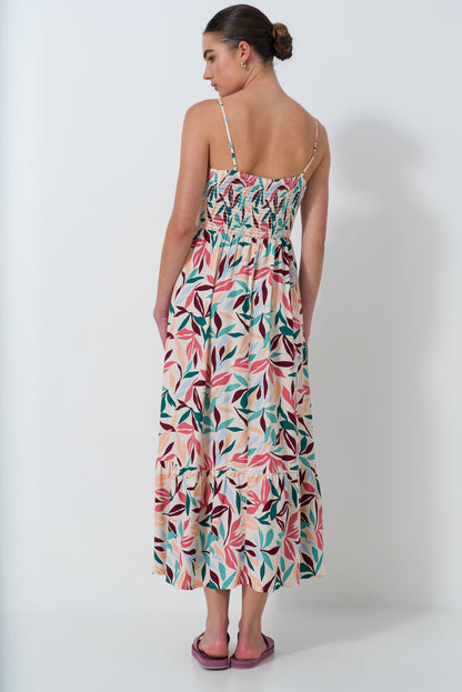 Strappy Frill Bottom Dress