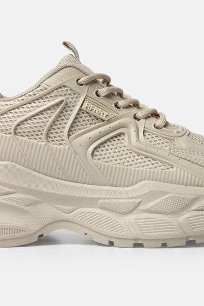 Chunky Mesh Panel Sneakers
