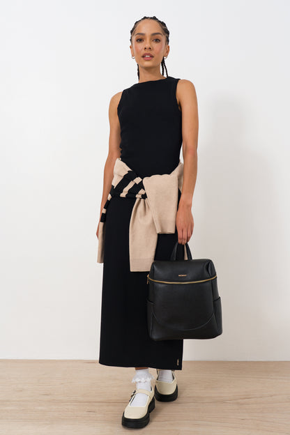 Column Maxi Rib Skirt