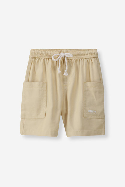 Boys Linen Blend Shorts