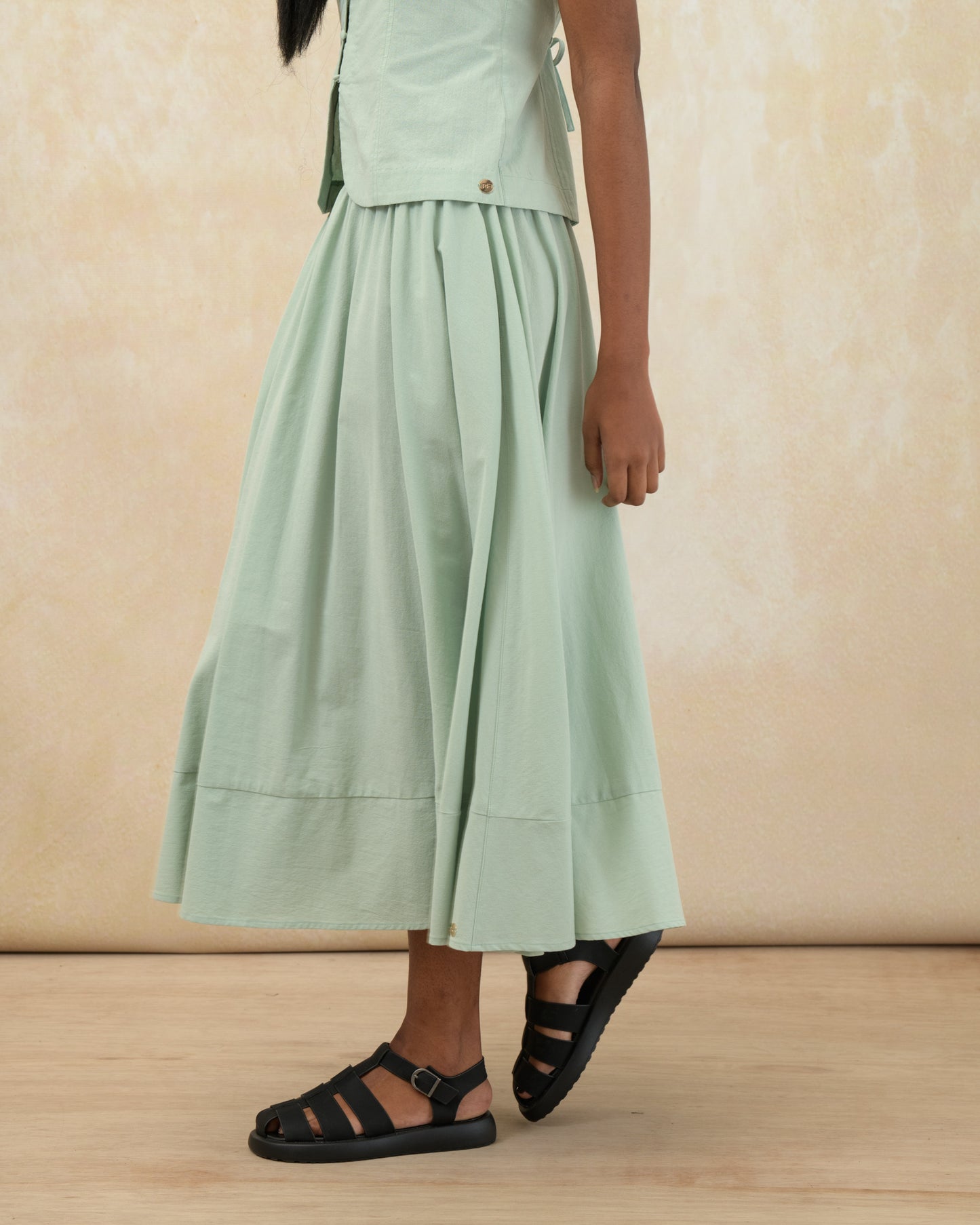 A-Line Midi Skirt