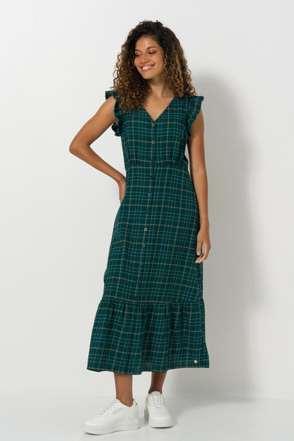 Flutter Sleeve Dress