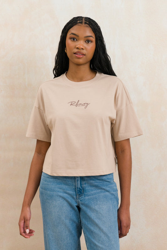 Boxy Branded Tee