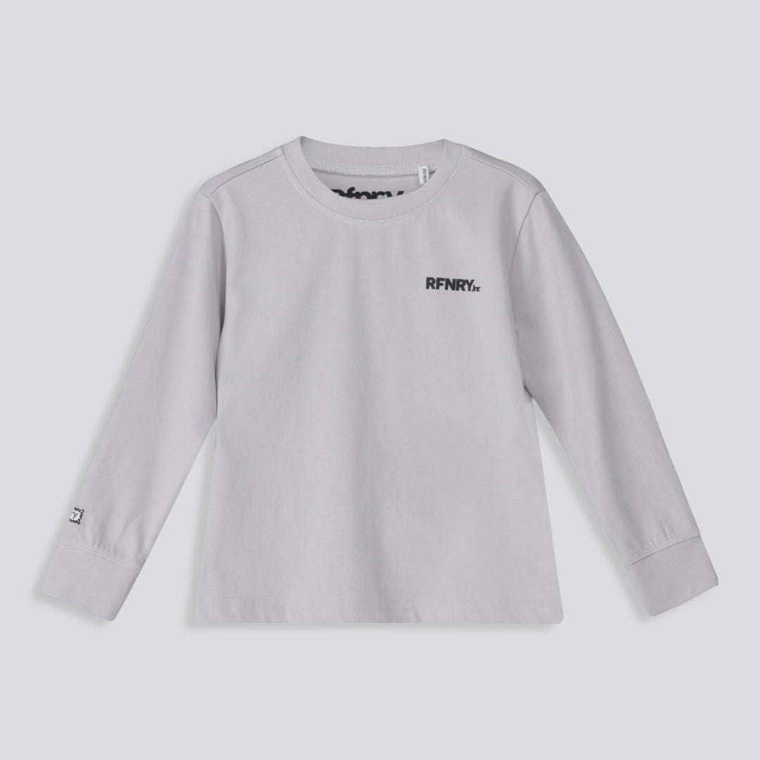 Boys Long Sleeve Tee Light Grey