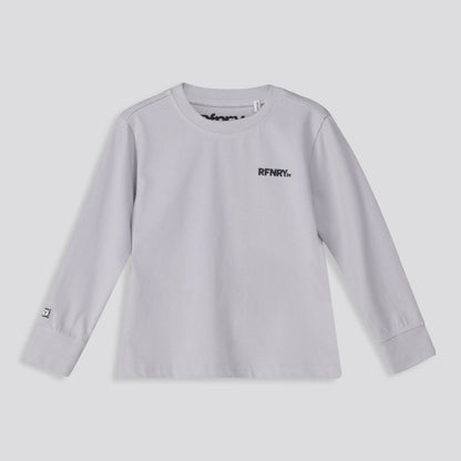 Boys Long Sleeve Tee Light Grey