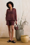 Elasticated Sheer Shorts