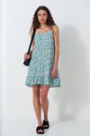 Frill Hem Strappy Dress