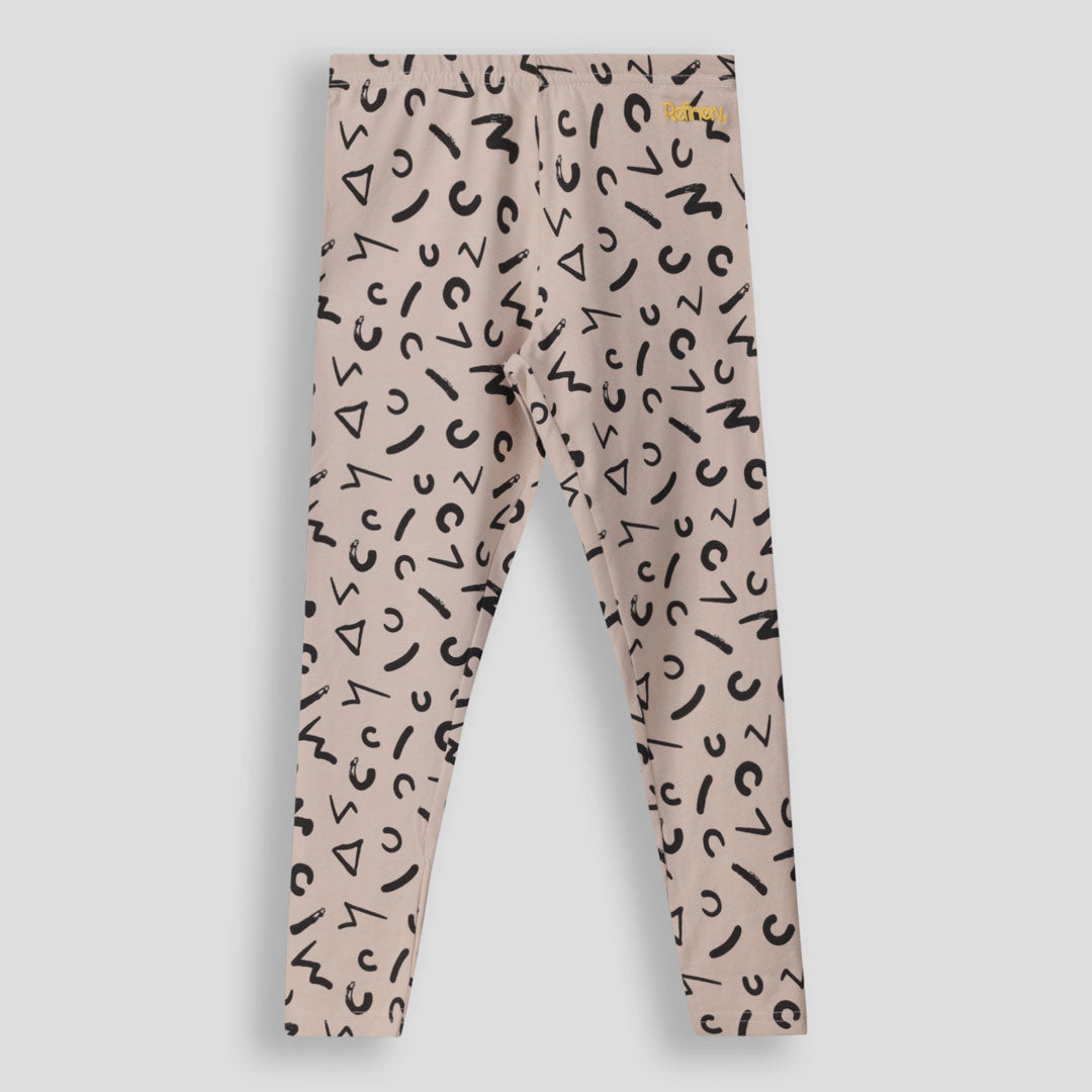 Girls Printed Leggings