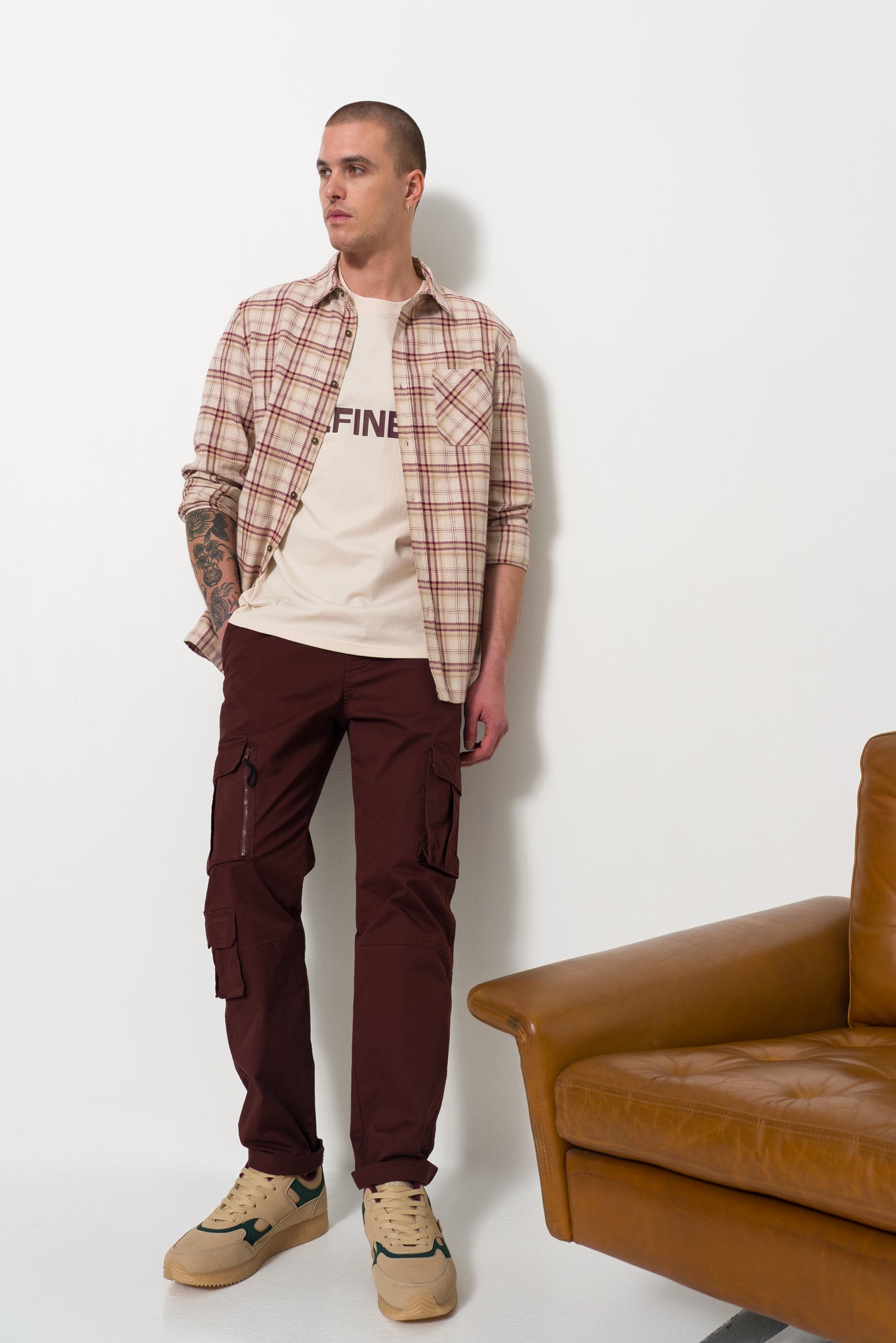 Turn Up Hem Cargo Pants