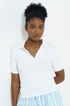Split Collar T-Shirt