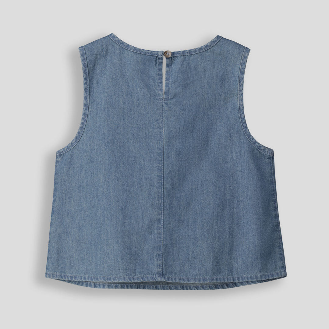 Girls Chambray Top