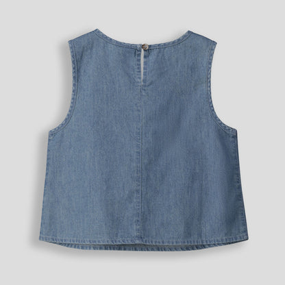 Girls Chambray Top