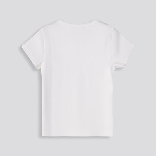 Girls Ribbed Tee