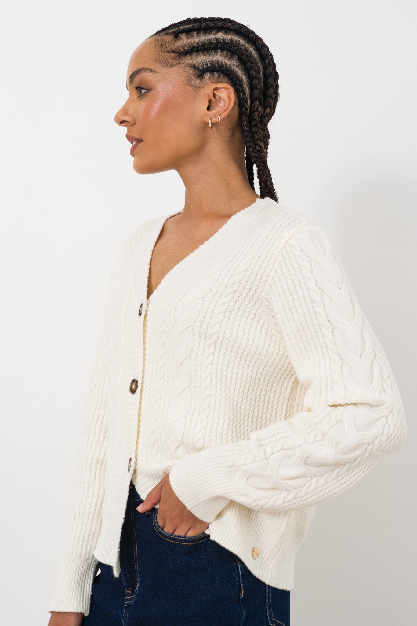 Chunky Cable Cardigan