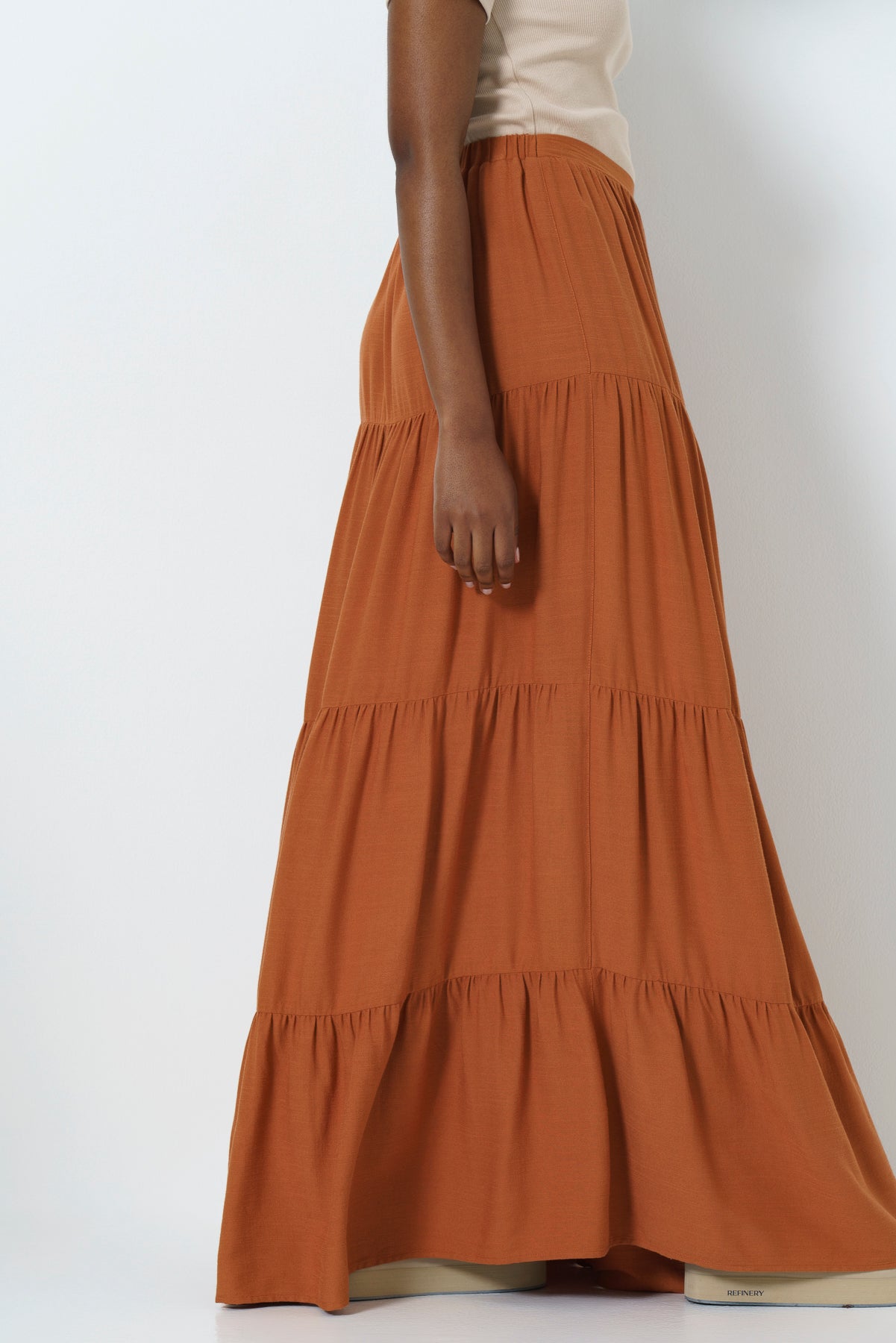 Tiered Maxi Skirt