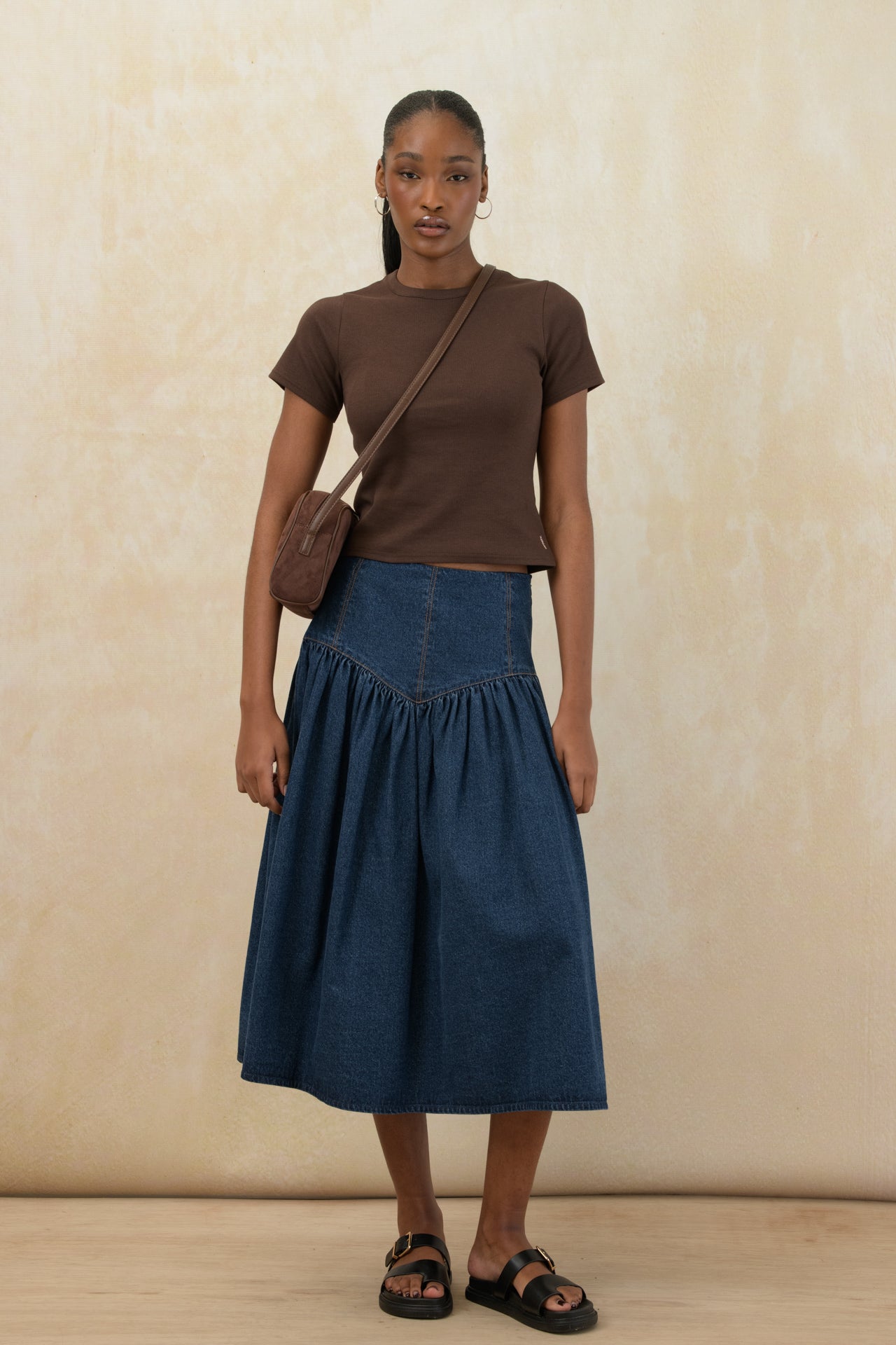 Fitted Ribbed T-shirt