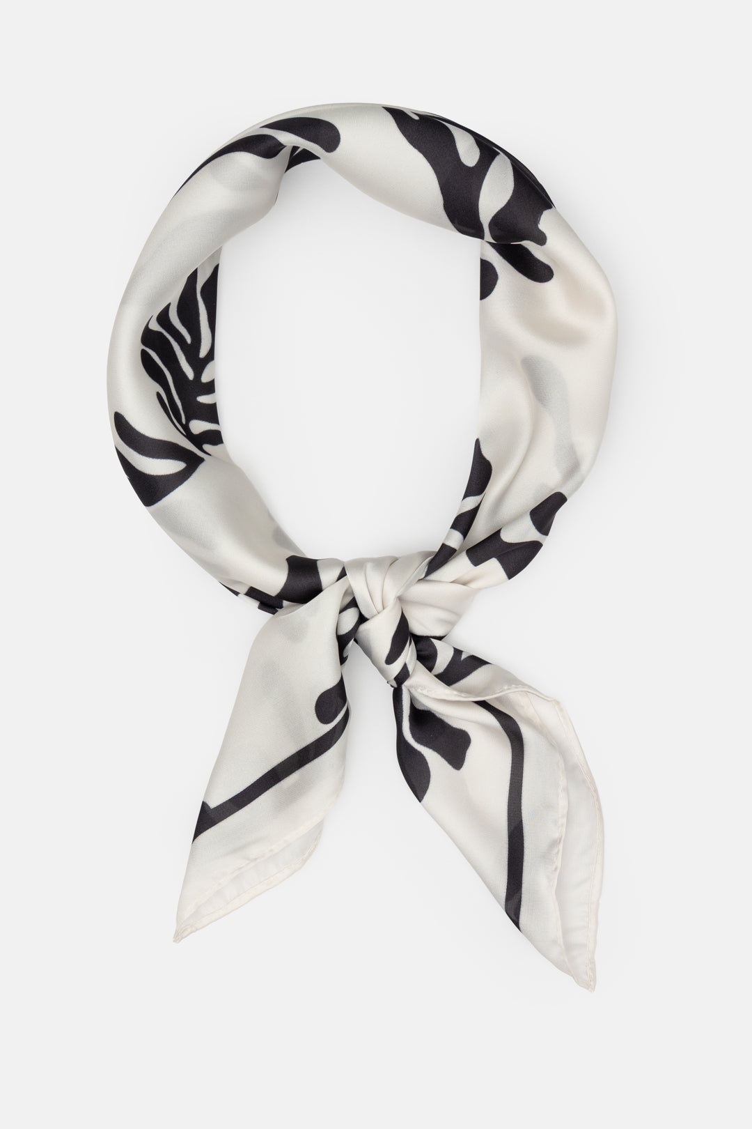 Patterned Satin Scarf