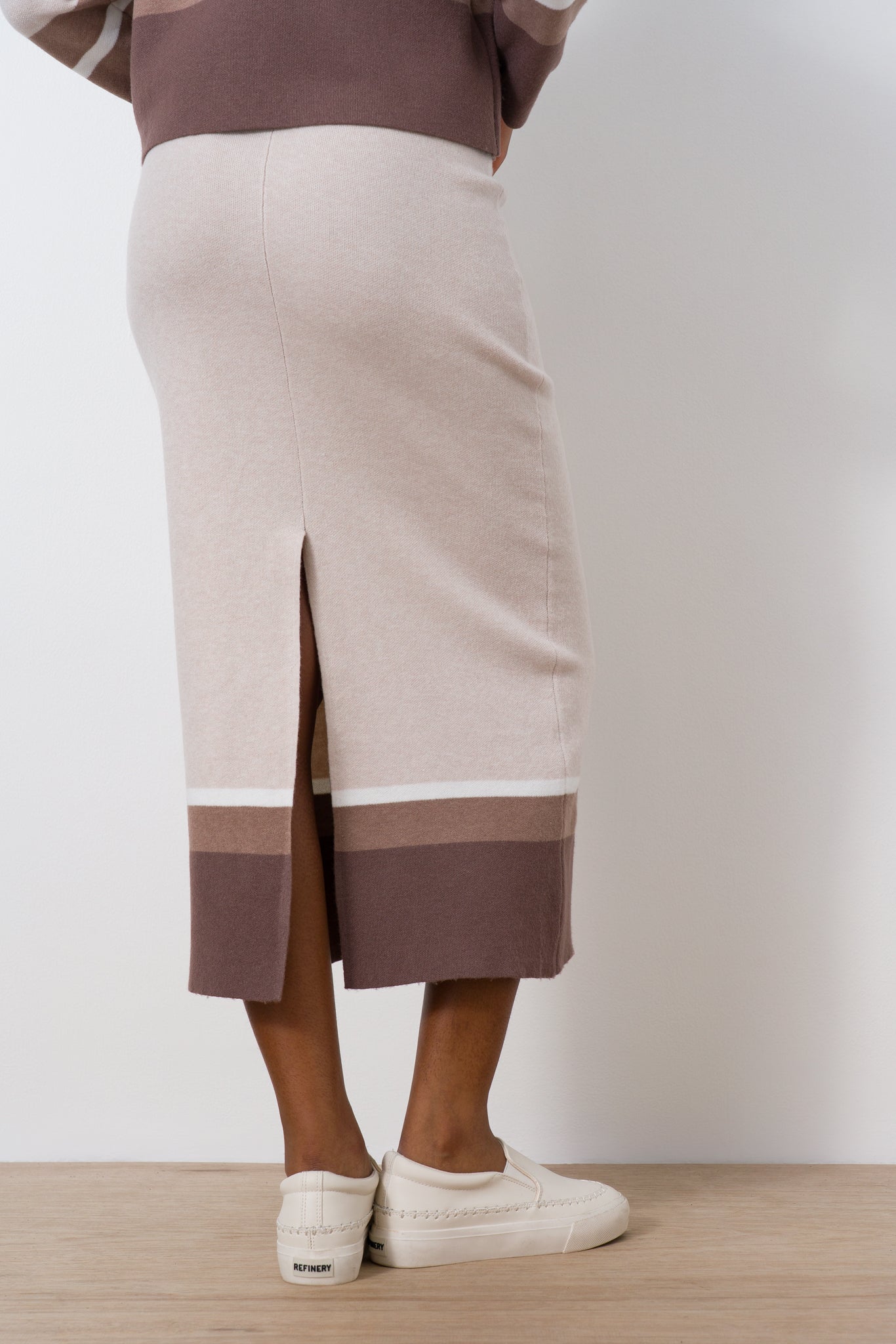 stripe-knit-skirt