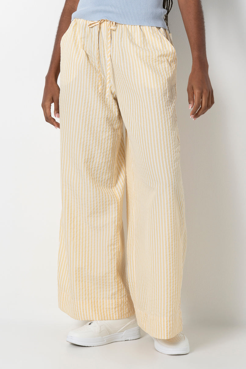 Relaxed Seersucker Pants