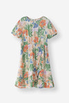Girls Mock Wrap Dress