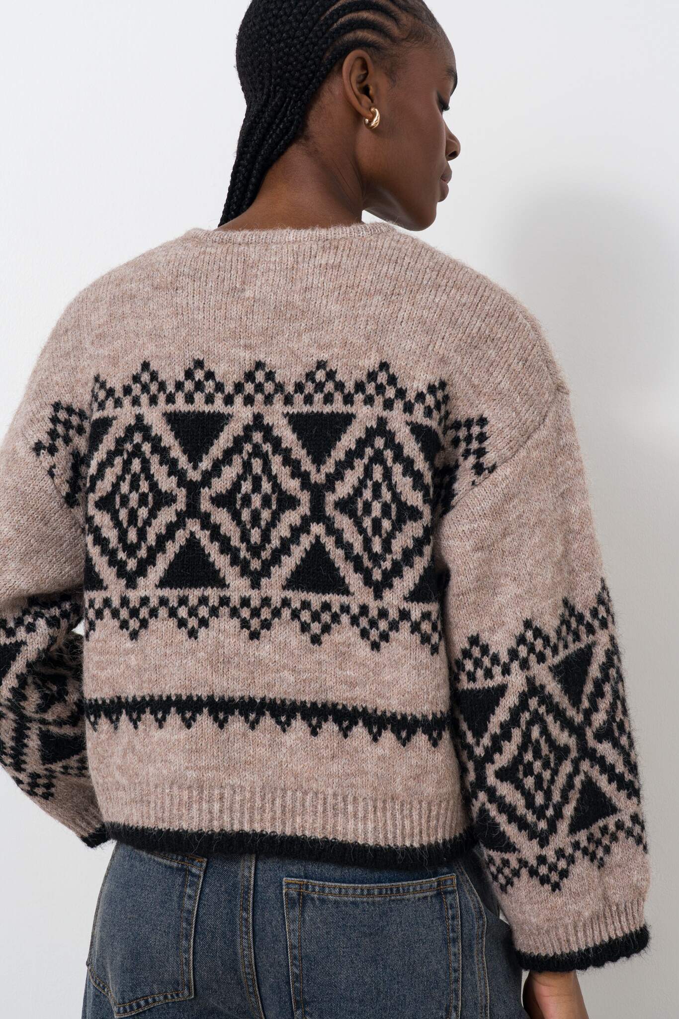 Jacquard-Jumper