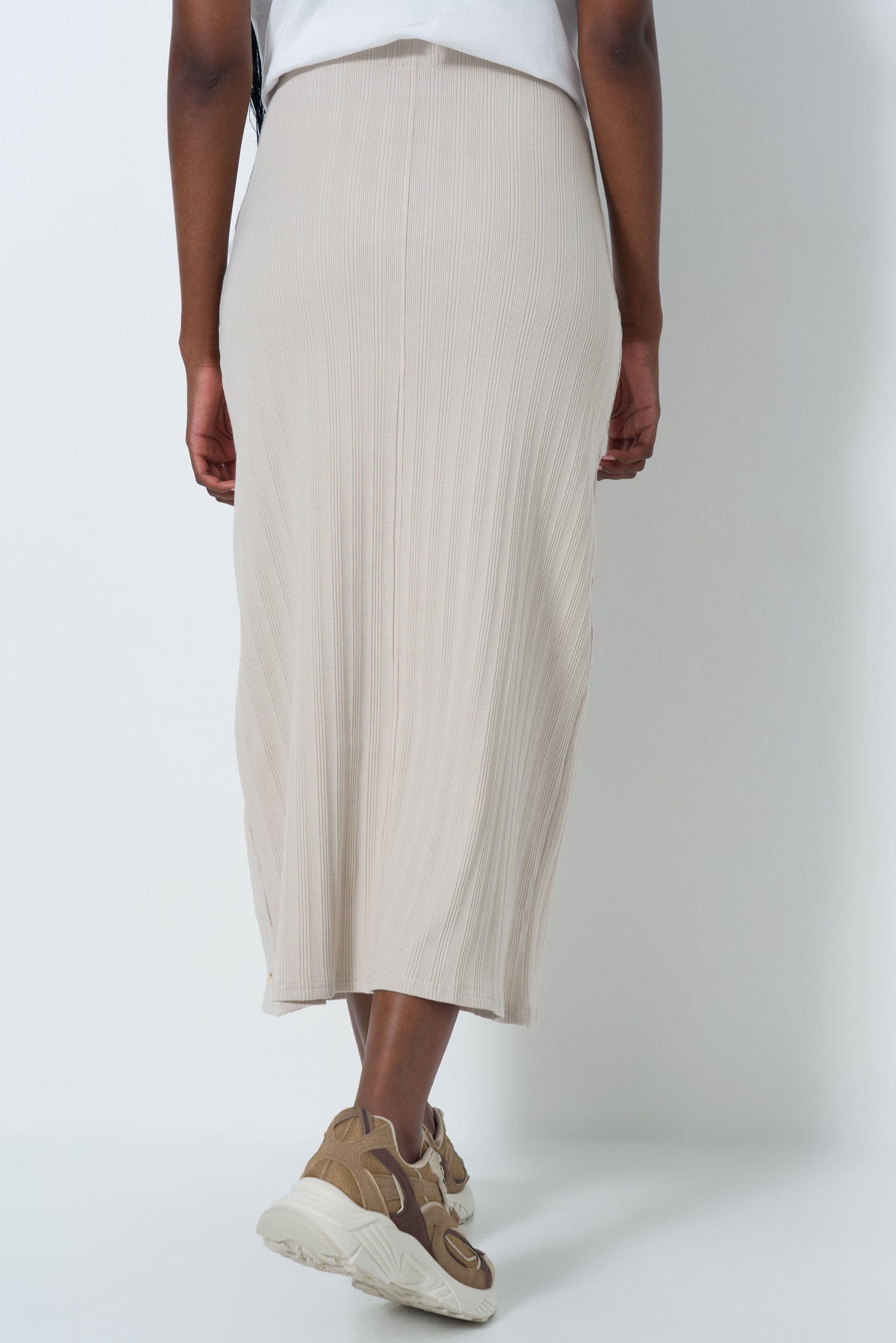 Column Ribbed Skirt