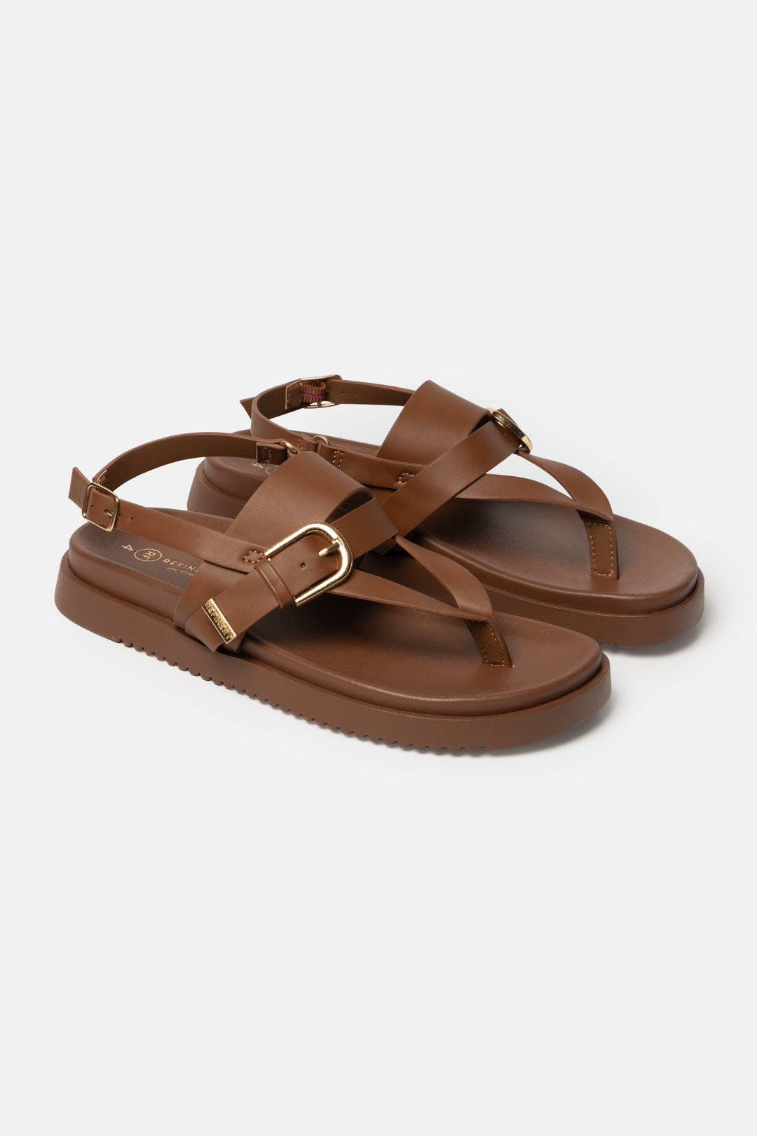 Buckle Detail Thong Sandal