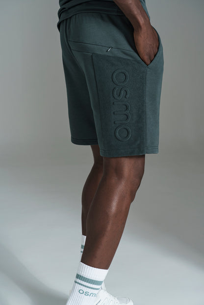 Embossed Fleece Shorts