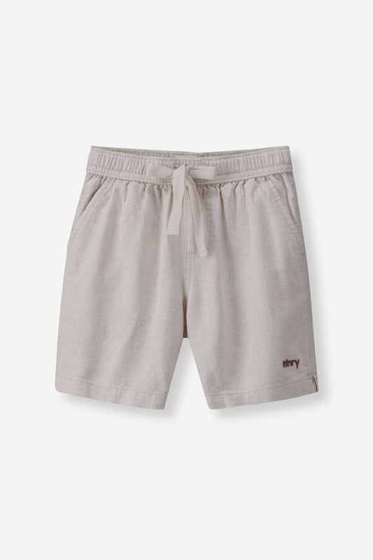 Boys Linen Blend  Shorts