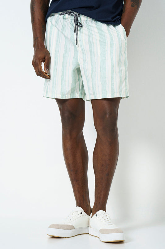 Stripe Pool Short
