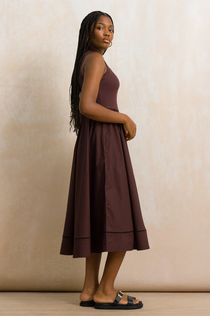 Combo Midi Dress