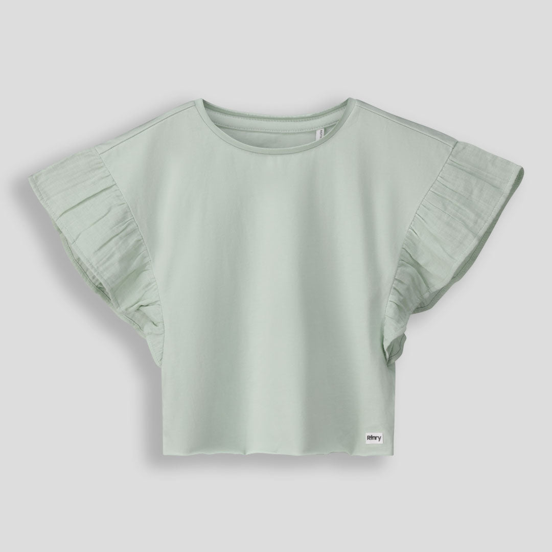 Girls Flutter Sleeve Tee