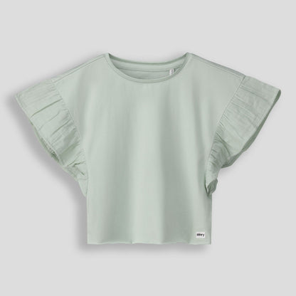 Girls Flutter Sleeve Tee