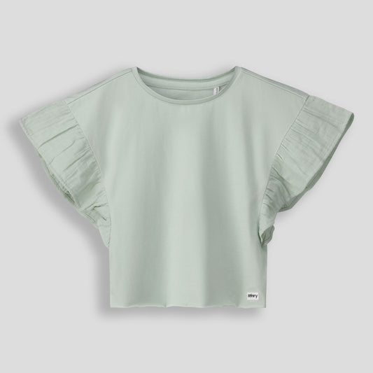 Girls Flutter Sleeve Tee