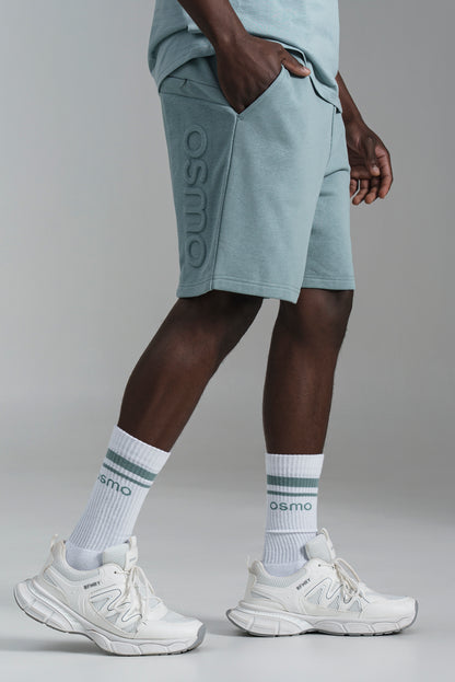 Embossed Fleece Shorts