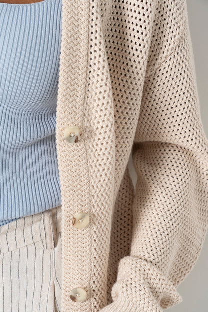 Relaxed Knit Cardigan