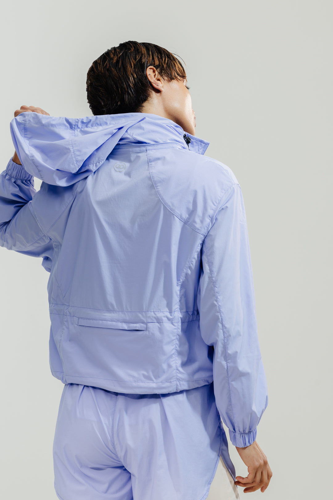 Zip-Front Active Hooded Jacket
