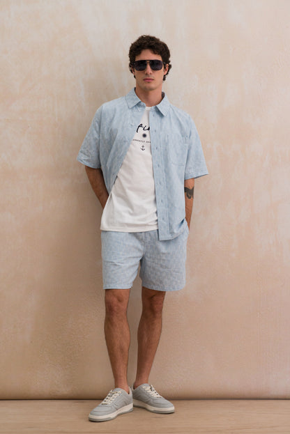 Boxy Textured Shirt