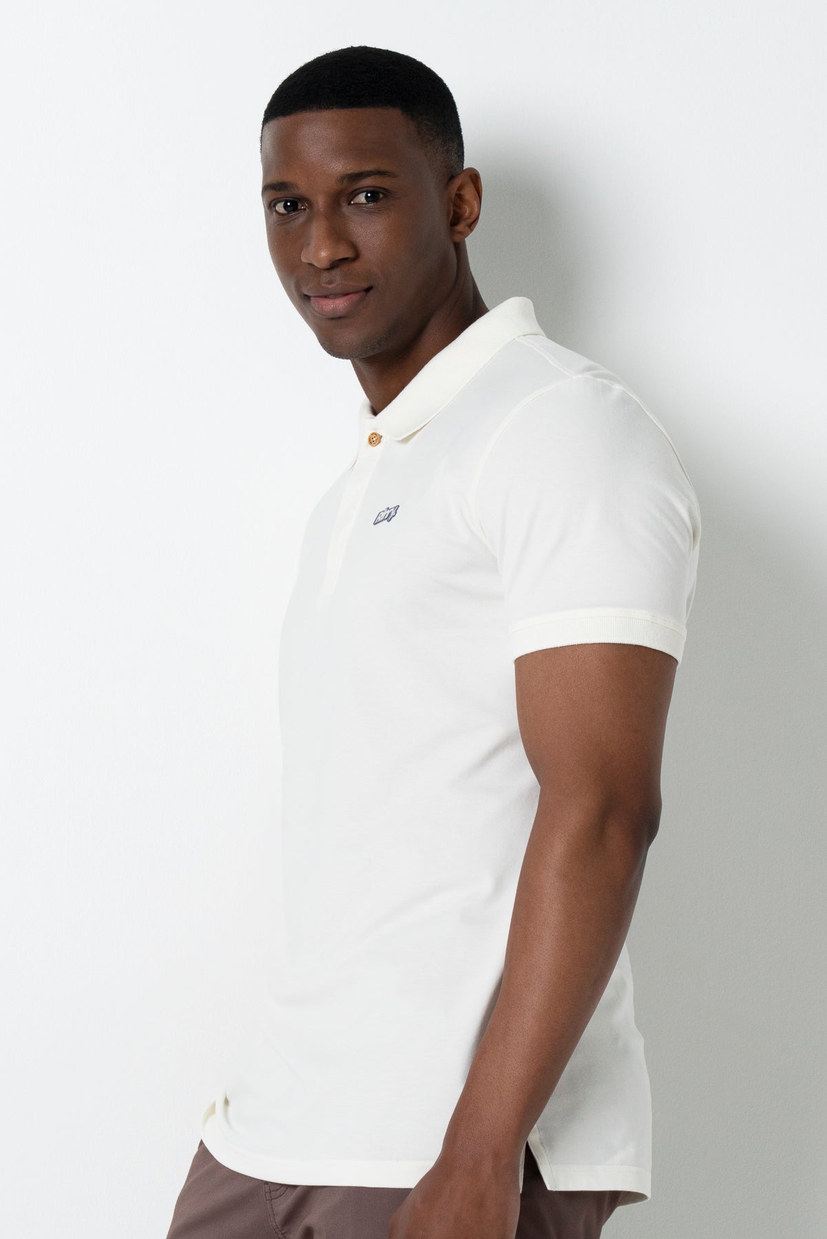 メンズウェア golfickers Pile Polo Shirts Off White- L Knit Golfer from REFINERY – Refinery