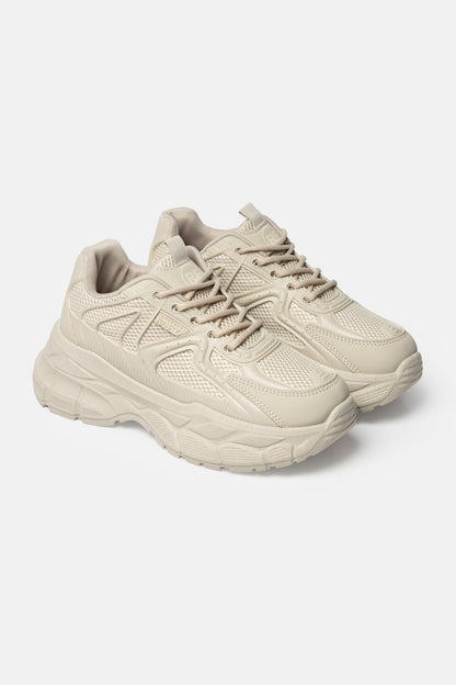 Chunky Mesh Panel Sneakers