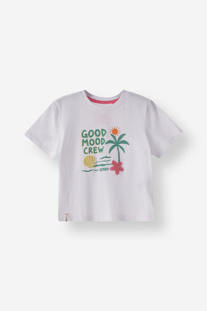 Relaxed Fit Beach Graphic Tee