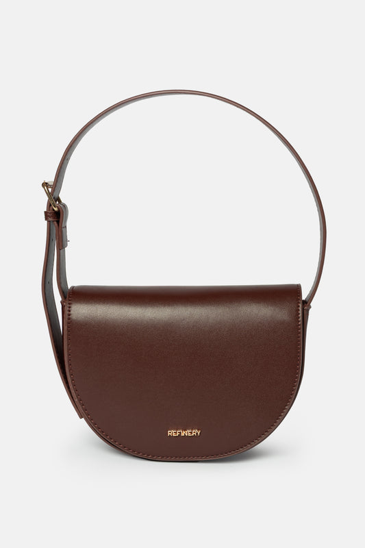 Saddle Buckle Crossbody Bag
