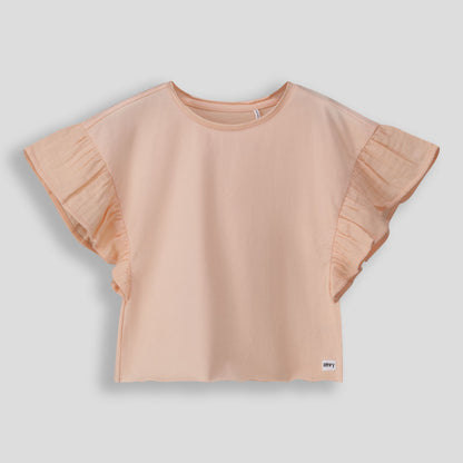 Girls Flutter Sleeve Tee