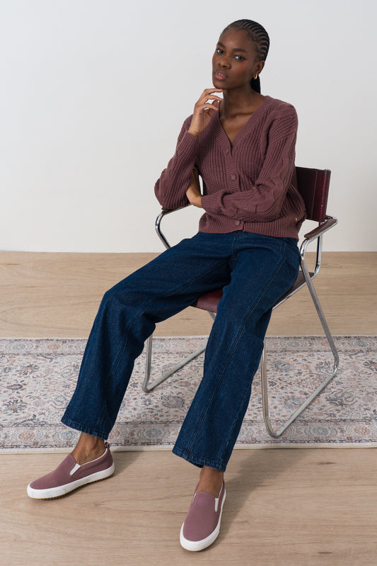 Chunky Cable Cardigan