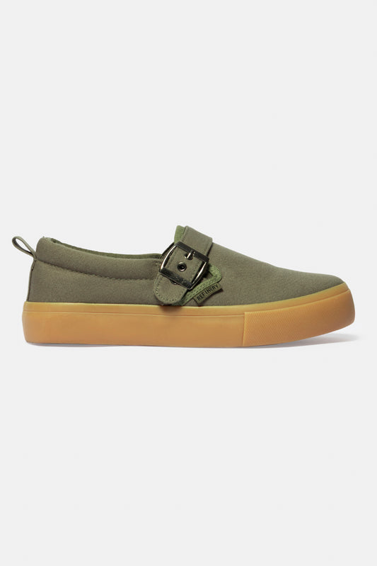 Buckle Slip-ons Sneakers