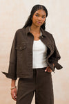 Barrel Sleeve Denim Jacket
