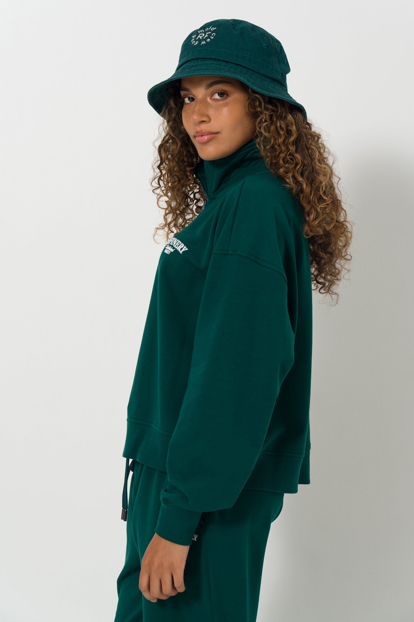 1/4 Zip Sweat Top