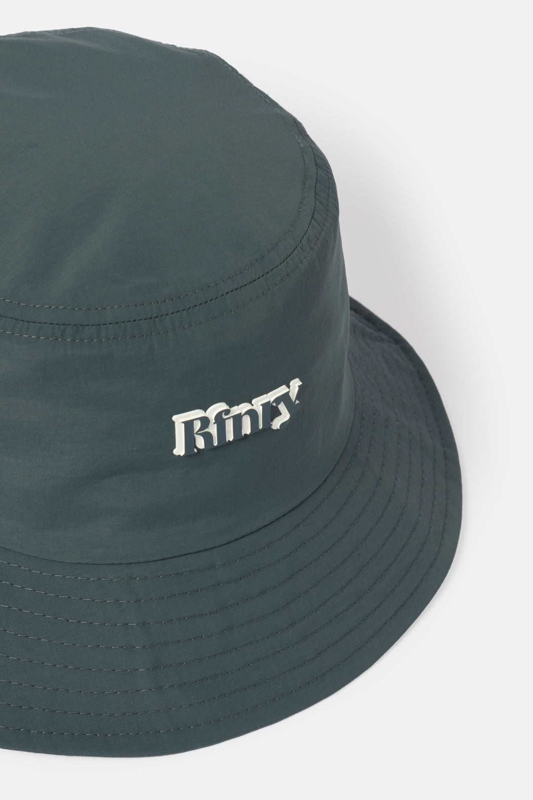 Nylon Badge Bucket Hat