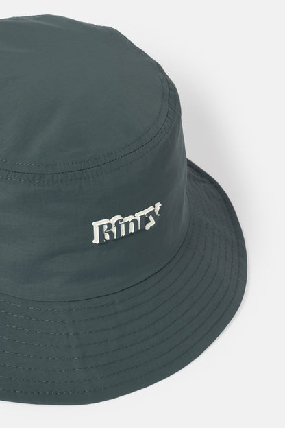 Nylon Badge Bucket Hat