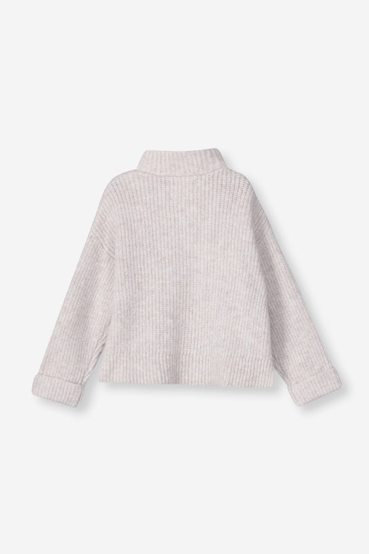 Girls Quarter Zip Jumper